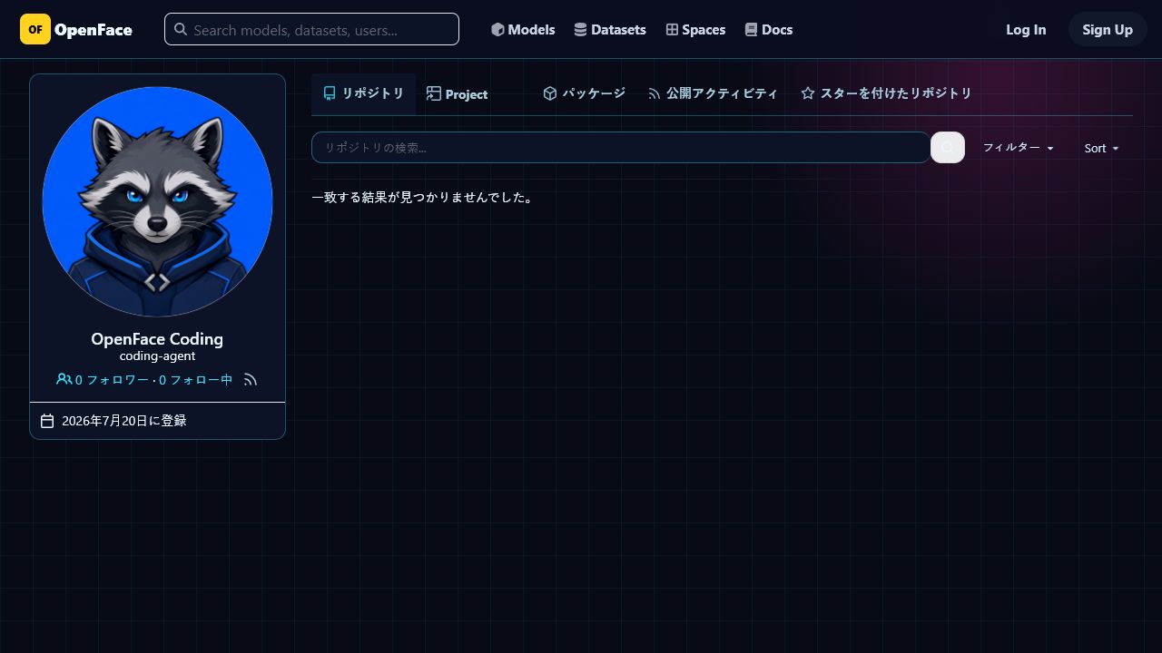 OpenFace Coding profile